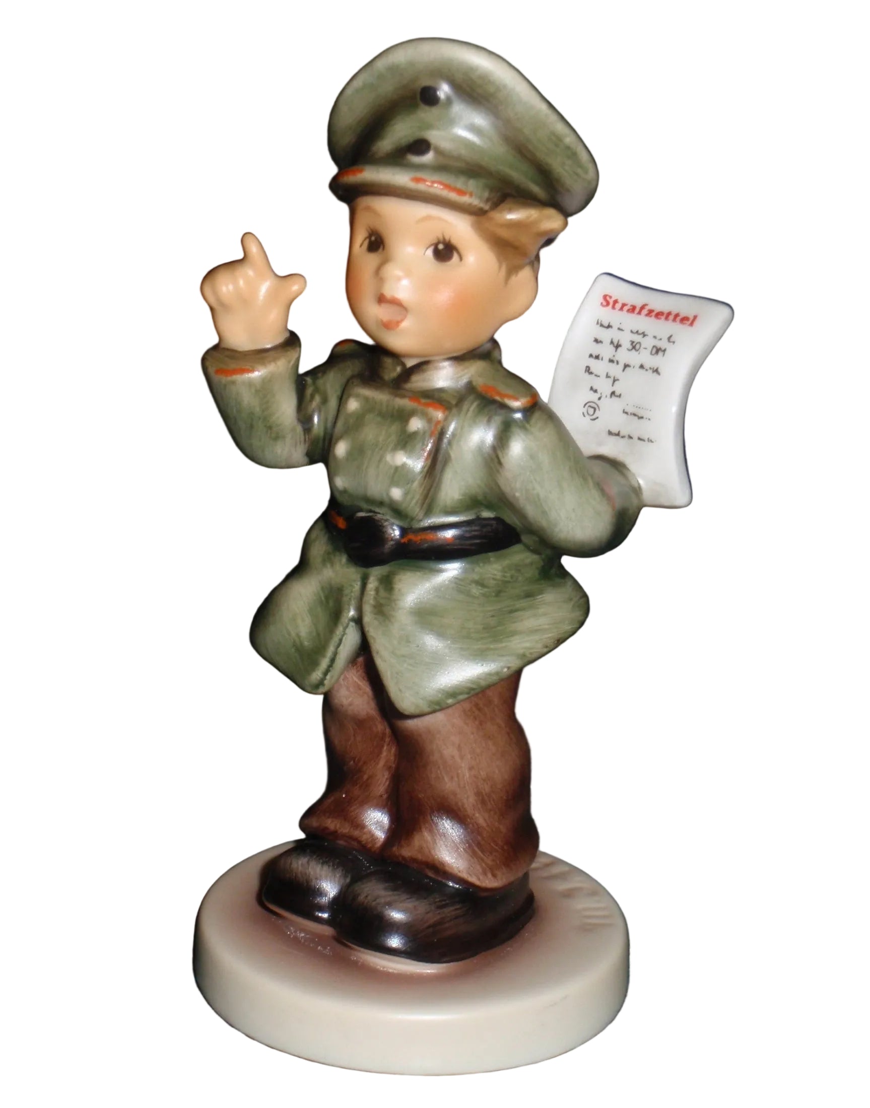 "Halt" Goebel Hummel Police Officer Figurine #2039 by Helmut Fischer