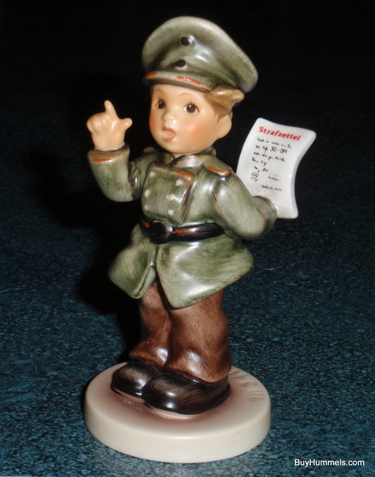 "Halt" Goebel Hummel Police Officer Figurine #2039 by Helmut Fischer