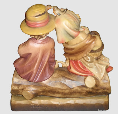 "A Tender Touch" Anri Ferrandiz Wood Carving 55363 - Limited Edition (7")