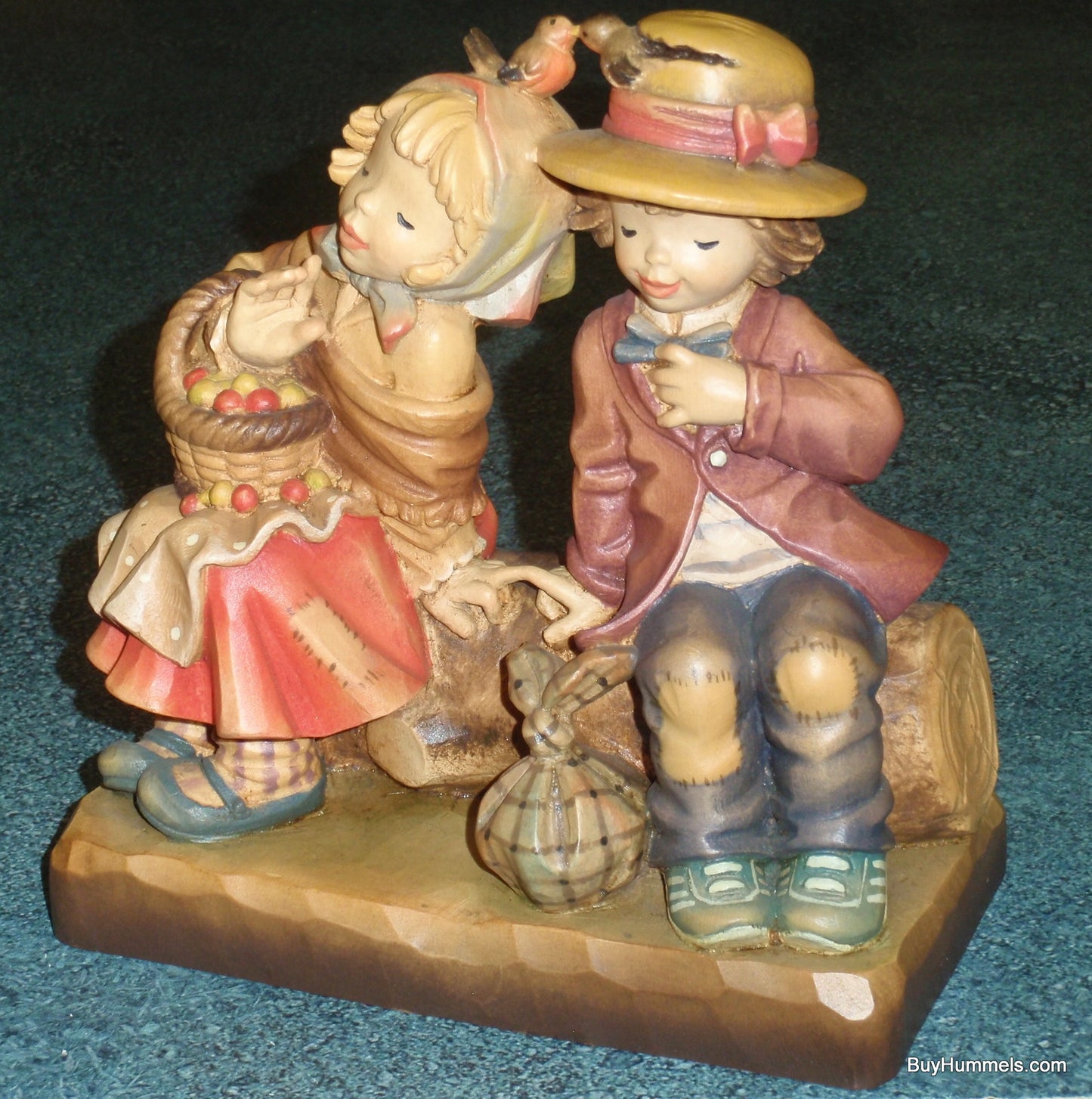 "A Tender Touch" Anri Ferrandiz Wood Carving 55363 - Limited Edition (7")