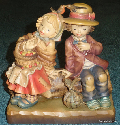 "A Tender Touch" Anri Ferrandiz Wood Carving 55363 - Limited Edition (7")