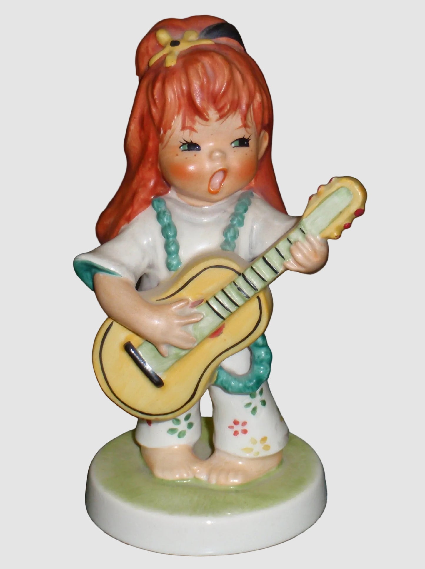 Goebel Charlot Byj Swinger Figurine BYJ 62 Redhead Girl Guitar TM4 Vintage Germany
