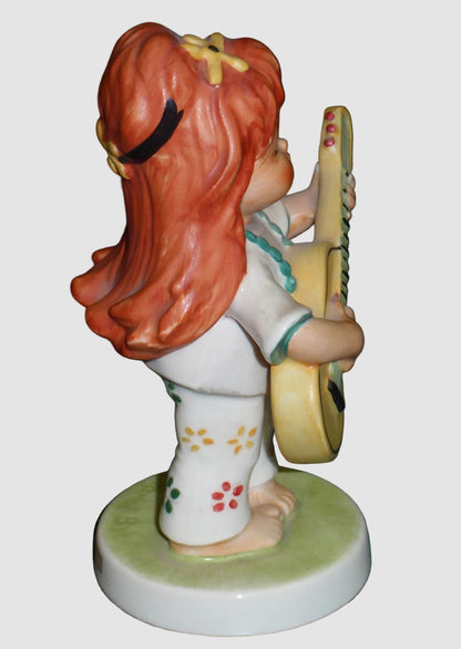 "Swinger" Goebel Charlot Byj Figurine BYJ 62 - Redhead Girl Guitar (5.5")