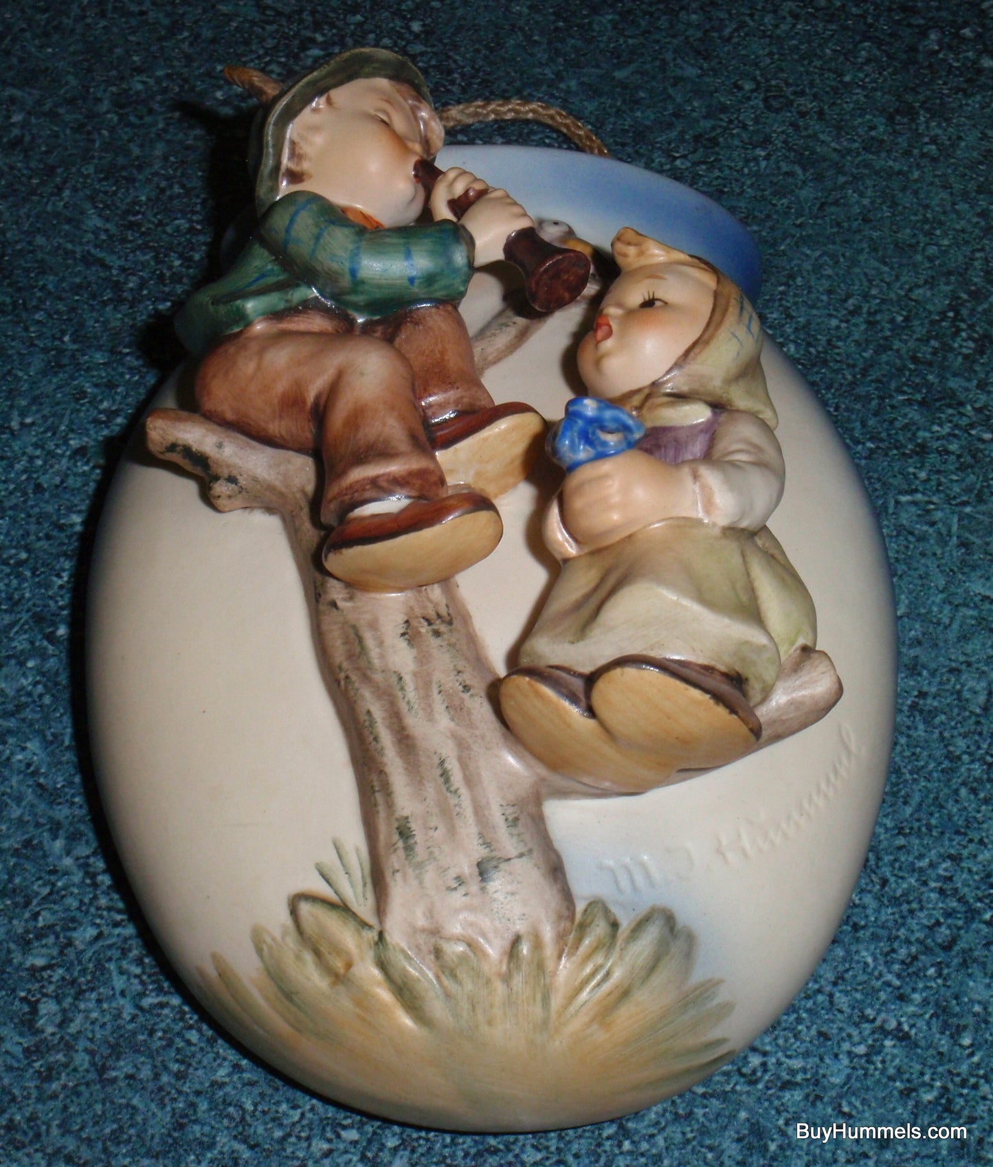 "Boy And Girl In Tree" Goebe Hummel Wall Pocket Vase #360/A
