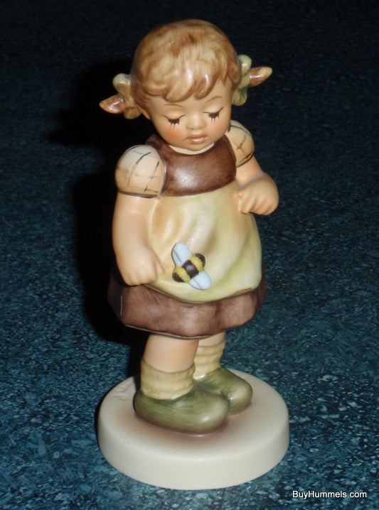 "Bee My Friend?" Goebel Hummel Figurine #2300 TMK8 -Little Girl With Bumblebee!