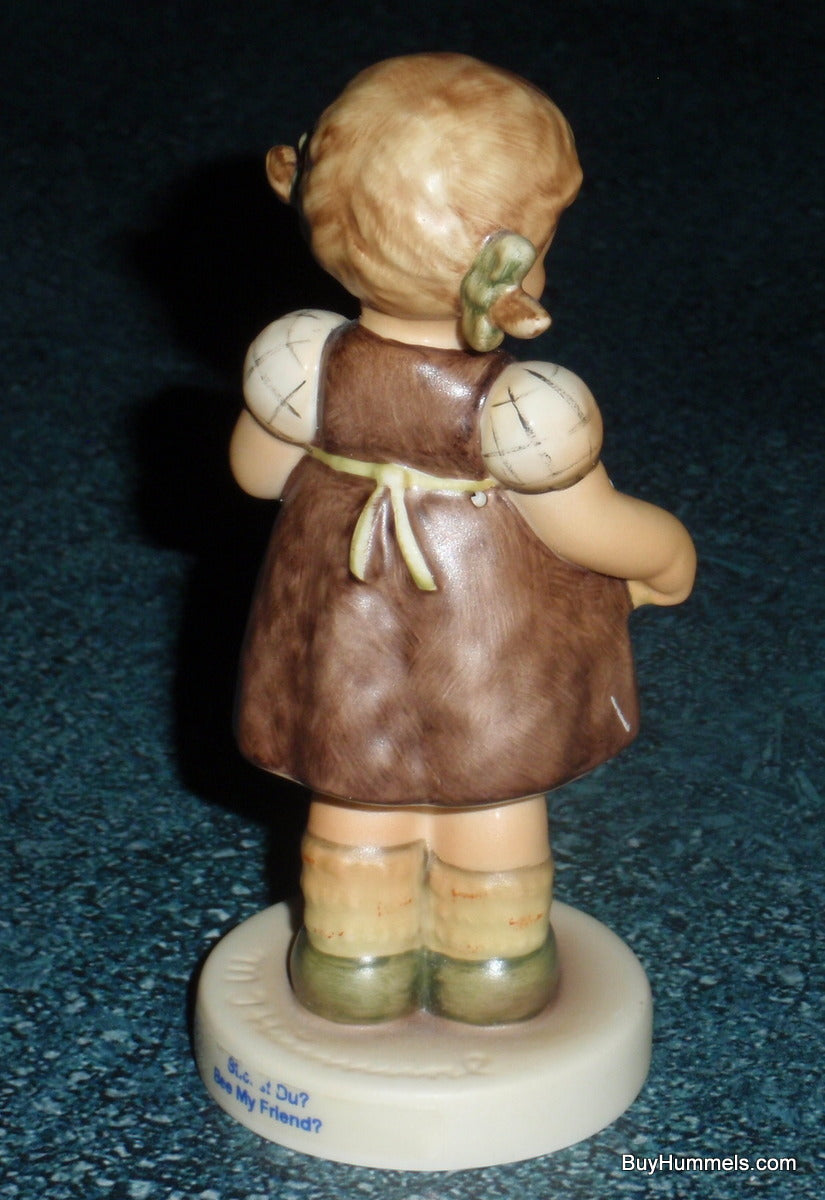 "Bee My Friend?" Goebel Hummel Figurine #2300 TMK8 -Little Girl With Bumblebee!