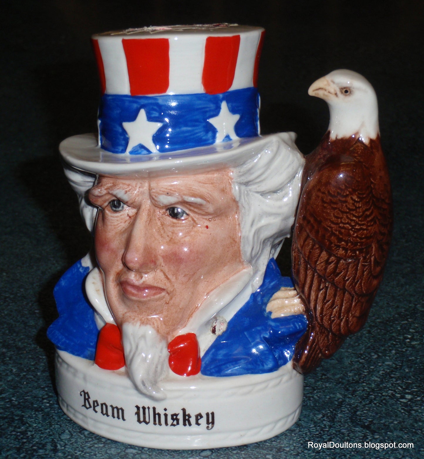 "Uncle Sam" Royal Doulton Character Jug - Jim Beam Edition (Stars & Stripes)