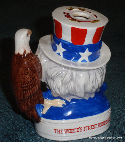 "Uncle Sam" Royal Doulton Character Jug - Jim Beam Edition (Stars & Stripes)