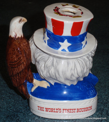 "Uncle Sam" Royal Doulton Character Jug - Jim Beam Edition (Stars & Stripes)