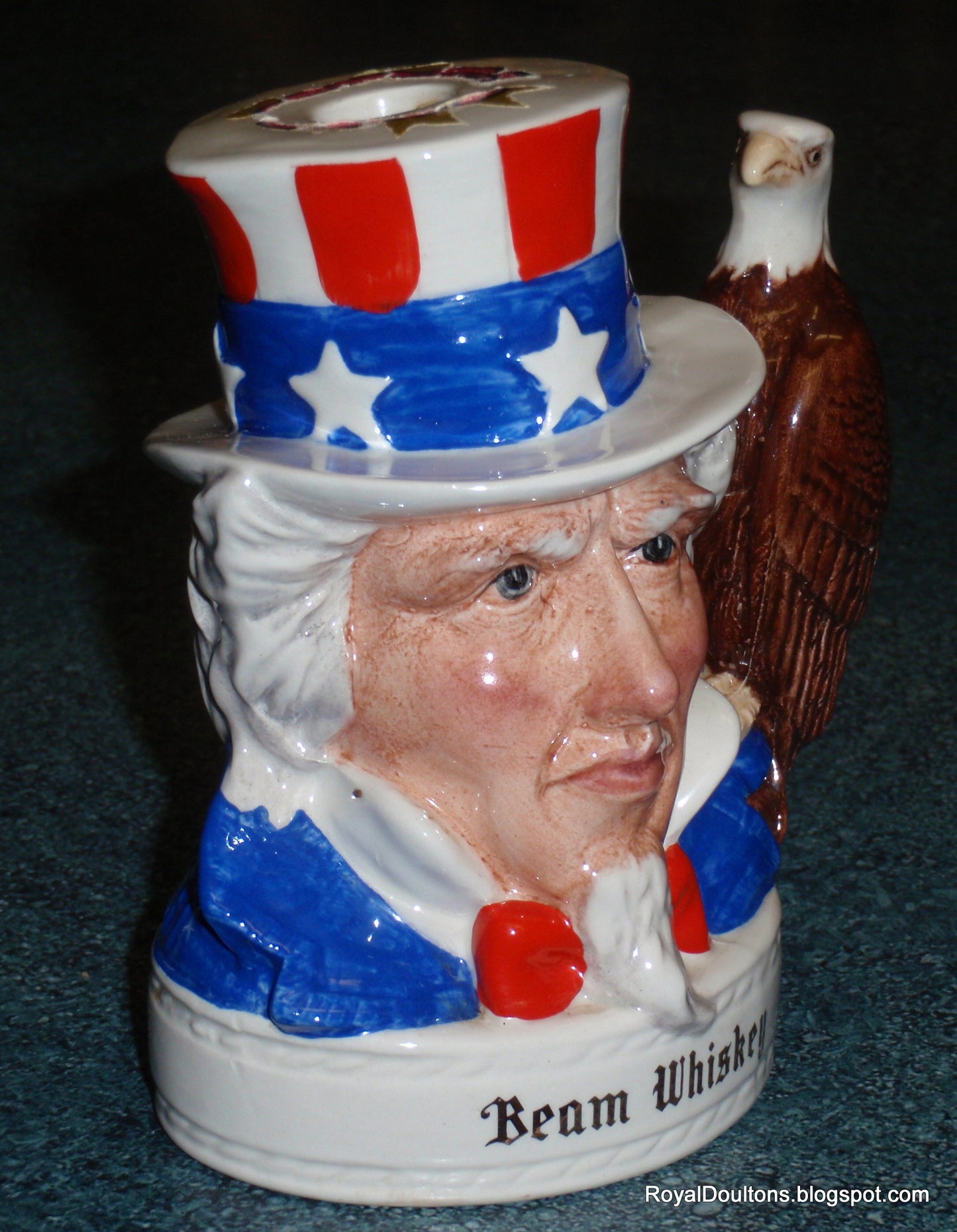 "Uncle Sam" Royal Doulton Character Jug - Jim Beam Edition (Stars & Stripes)