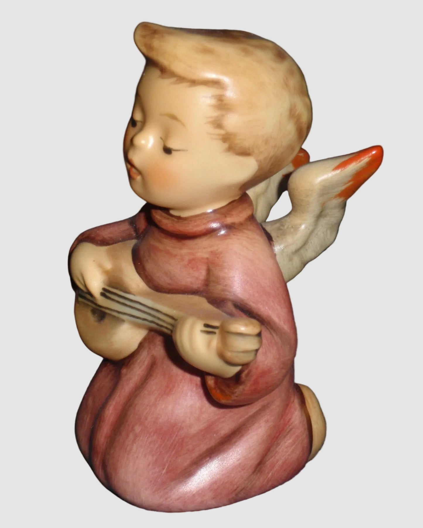 Goebel Hummel Angel Serenade Figurine 214/D Angel Guitar Music Engel mit Laute Reinhold Unger Vintage Germany