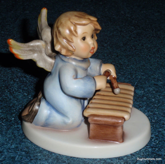 Goebel Hummel 2096/N Zealous Xylophonist Angel Playing Xylophone Figurine