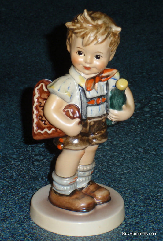 "Valentine Joy" Goebel Hummel Collectible Gift Figurine #399 - Boy With Wine And Heart!