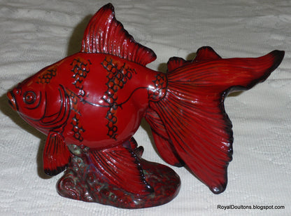 "Gansu Fish" Royal Doulton Flambe Figurine BA39 - Limited Edition of 250