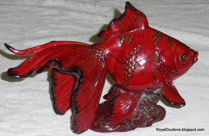 "Gansu Fish" Royal Doulton Flambe Figurine BA39 - Limited Edition of 250