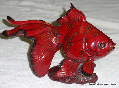 Royal Doulton Flambe BA39 Gansu Fish Limited Edition Figurine