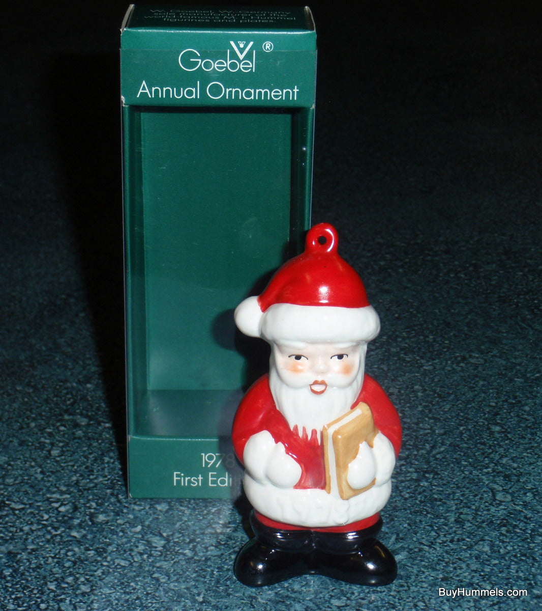 1978 Goebel Santa Claus Christmas Ornament First Edition With Box - GREAT GIFT!