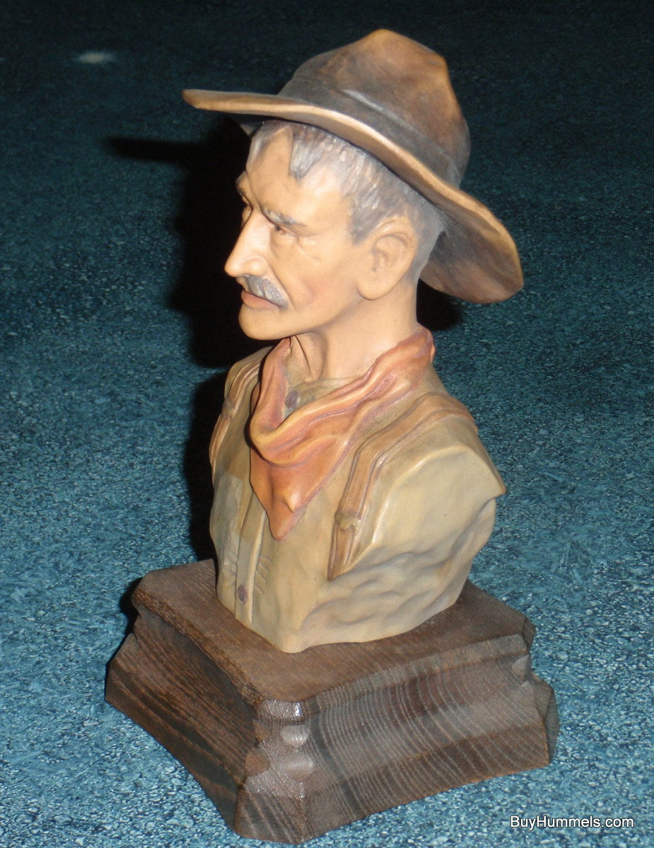 "Pioneer Farmer" ANRI Italy Cowboy Wood Carving Figure RARE Limited Edition Gift