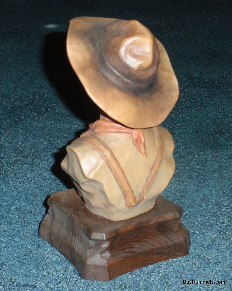 "Pioneer Farmer" ANRI Italy Cowboy Wood Carving Figure RARE Limited Edition Gift