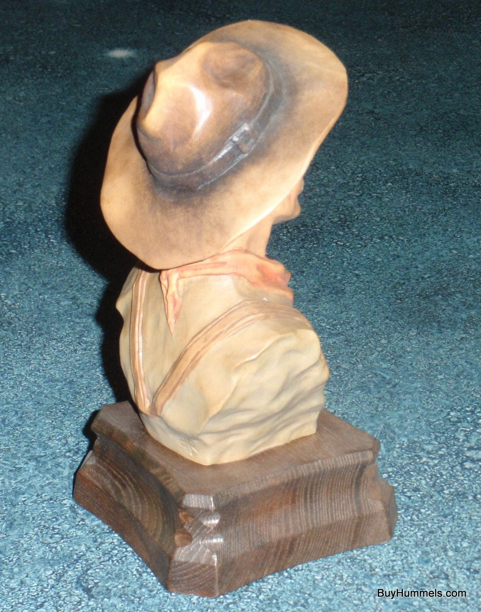 "Pioneer Farmer" ANRI Italy Cowboy Wood Carving Figure RARE Limited Edition Gift