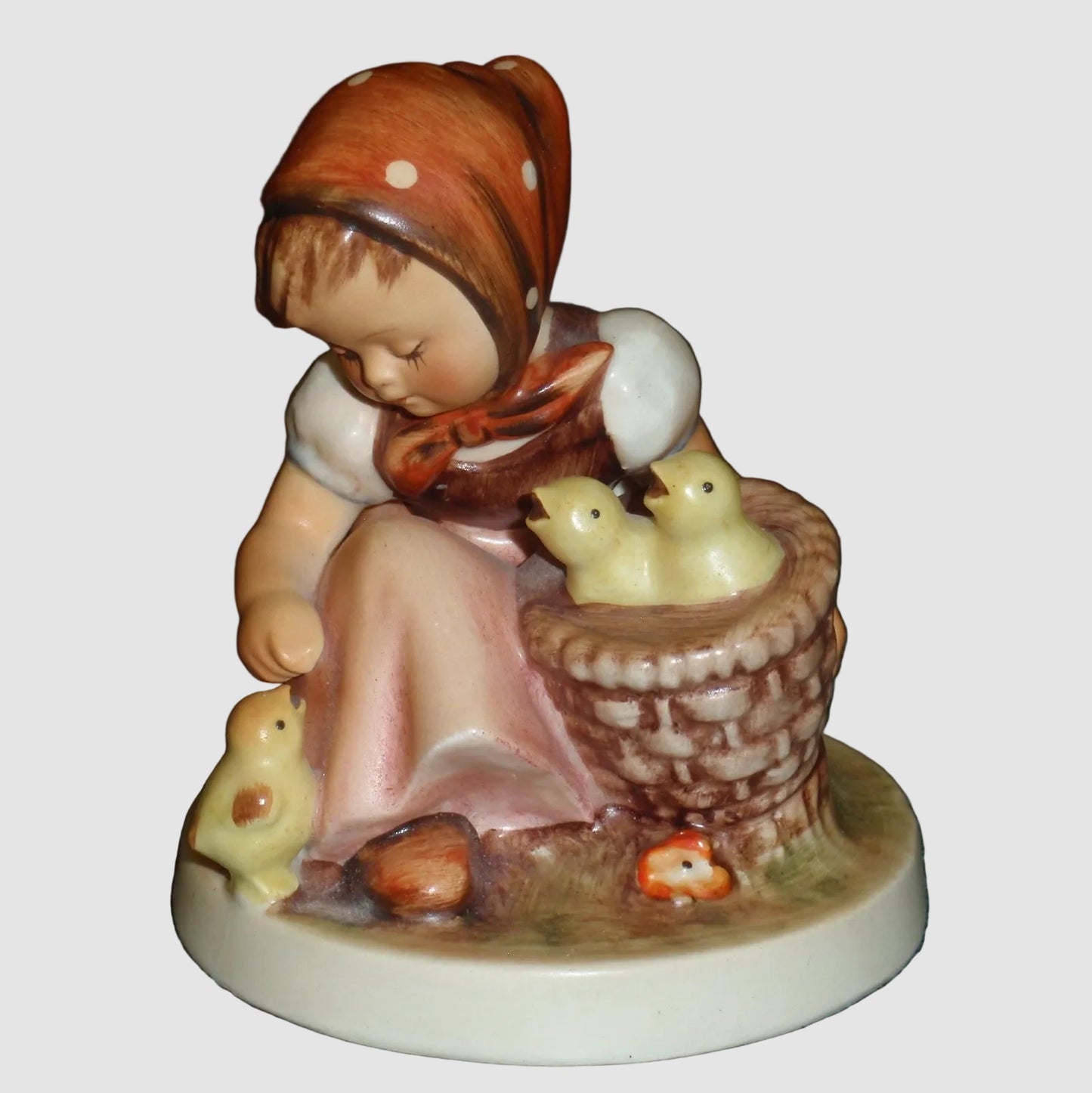 "Chick Girl" Goebel Hummel Figurine #57/0 - TMK2 Full Bee (3.75")