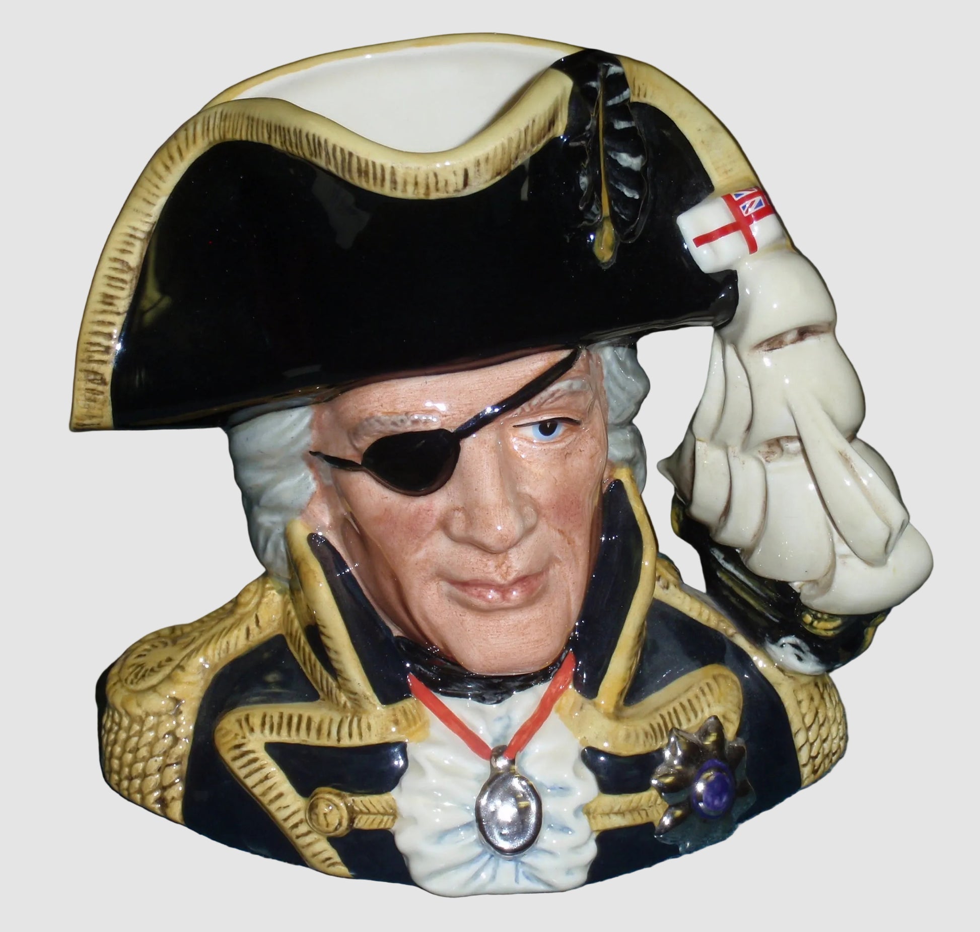 Royal Doulton D6932 Vice-Admiral Lord Nelson Character Jug 1993 Jug of the Year