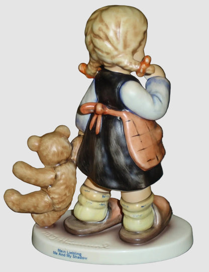 "Me And My Shadow" Goebel Hummel Figurine #2164 - Girl & Bear (6")