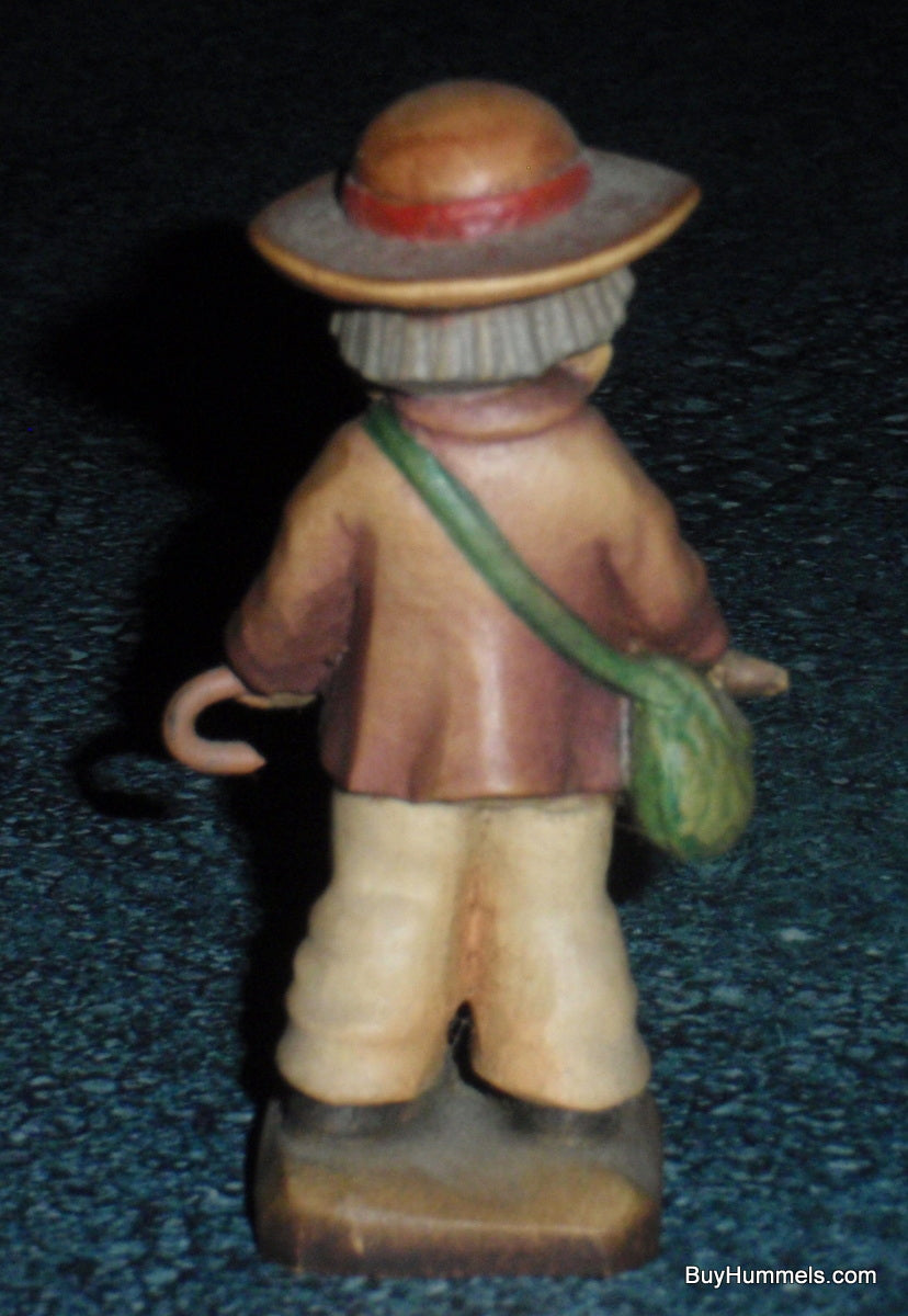 3" ANRI Juan Ferrandiz "Friends" Figurine Boy With Cane And Rabbit - GIFT!