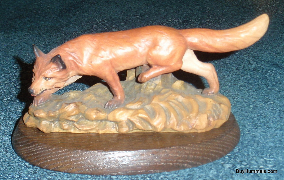 "Red Fox" Anri Italy Wood Carving Ferrandiz Figurine By GUNTHER GRANGET - RARE!