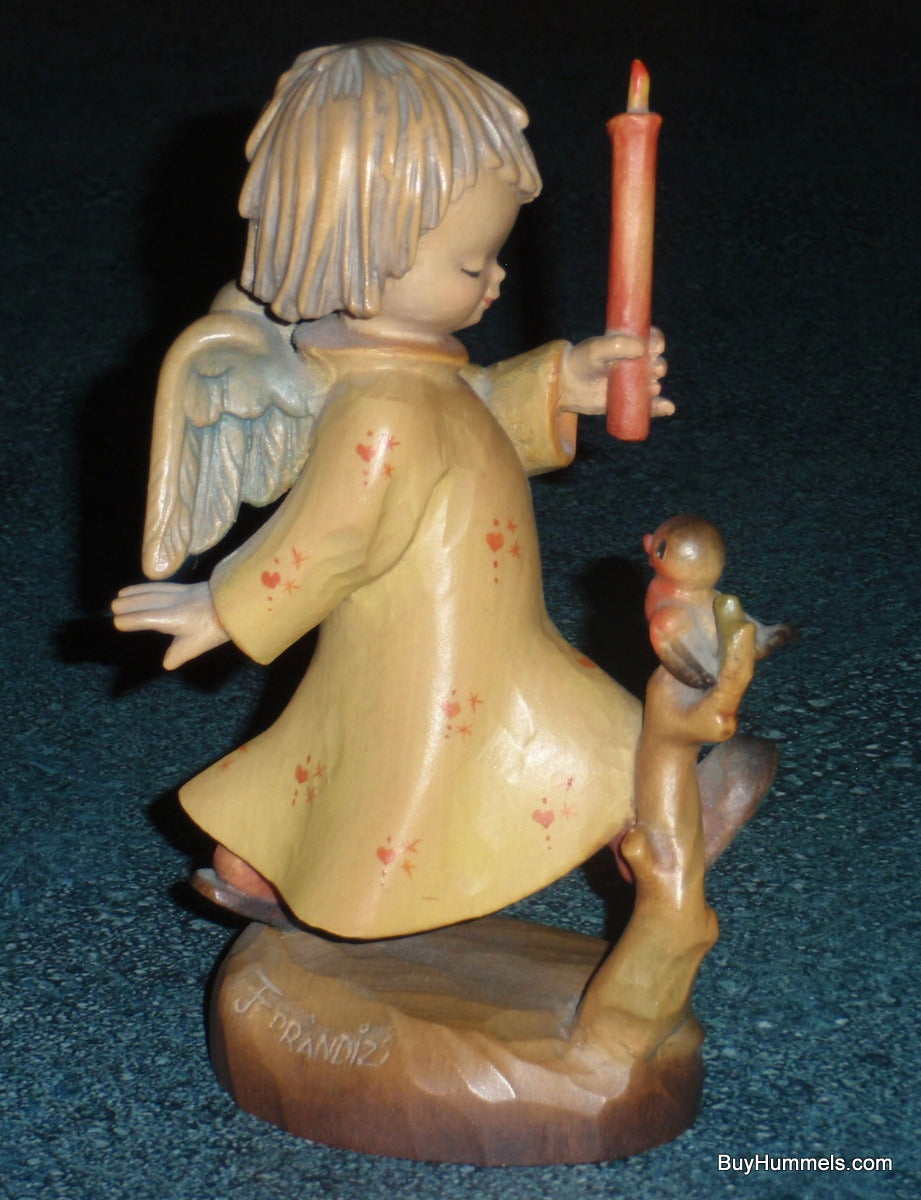 ANRI Hand Carved Wooden Figurine by Juan Ferrandiz "Lighting The Way" 6.5" GIFT!