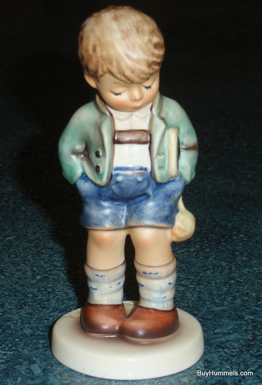 "First Day Of School" Goebel Hummel Figurine #532 - Shy Boy Going To School