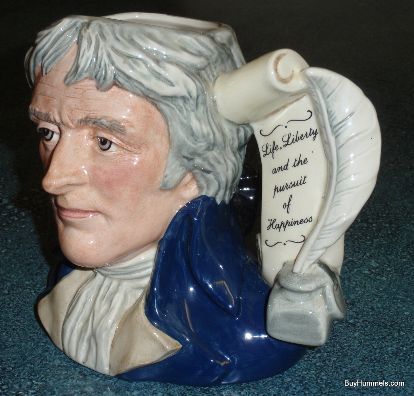 Royal Doulton Thomas Jefferson D6943 Character Toby Jug Large 7" LIMITED EDITION