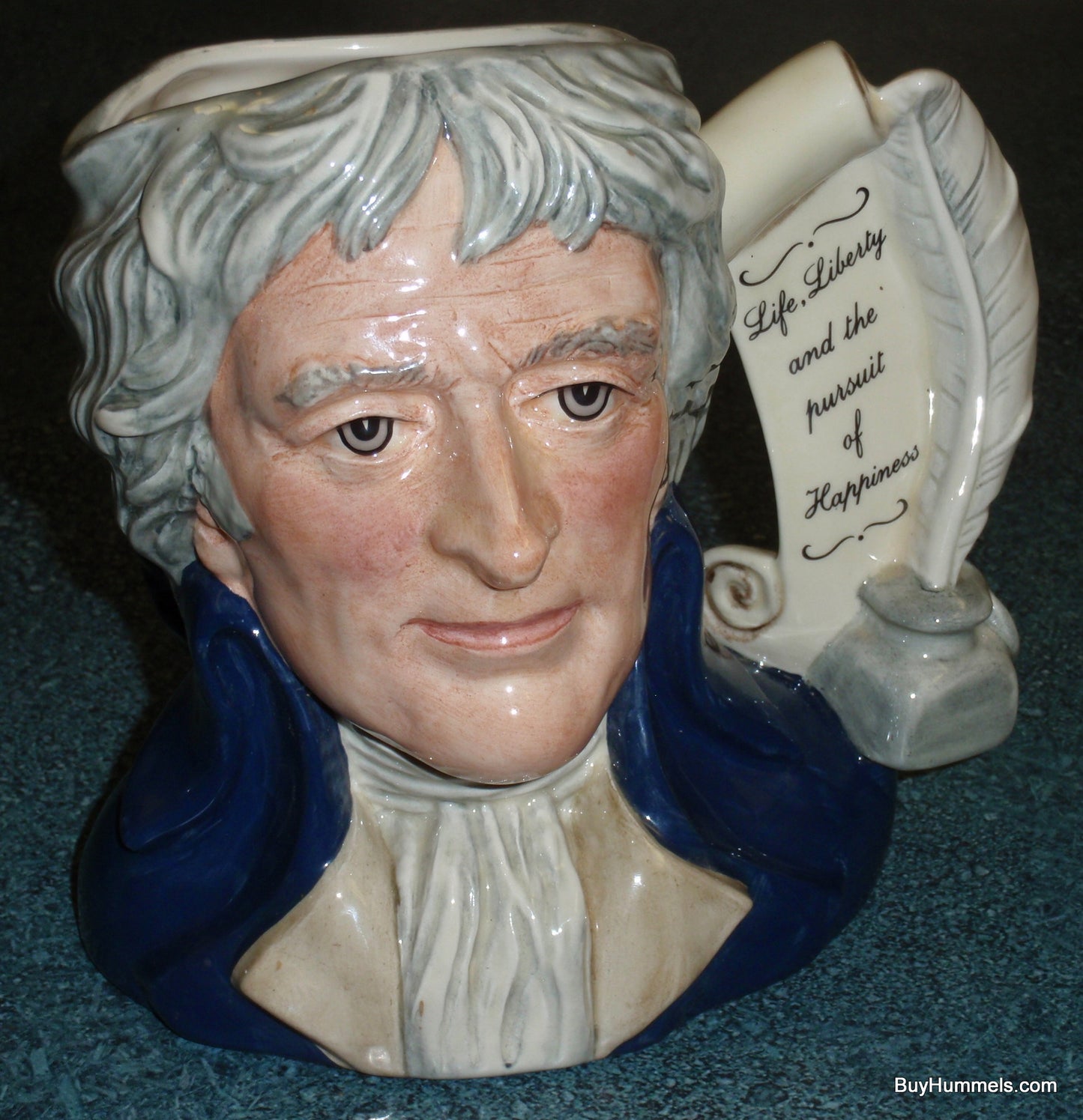 Royal Doulton Thomas Jefferson D6943 Character Toby Jug Large 7" LIMITED EDITION