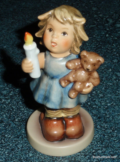 Hummel Goebel "Christmas Wish" Holiday Figurine #2094 - Little Girl With Teddy Bear!