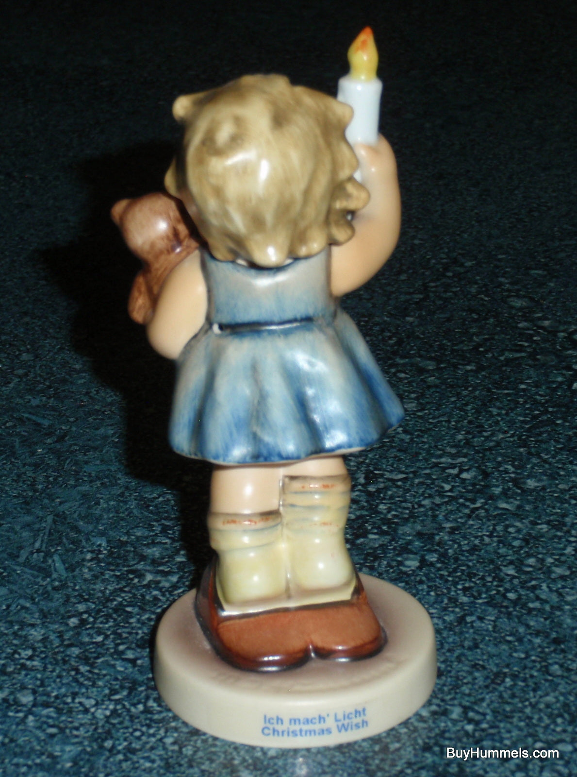 Hummel Goebel "Christmas Wish" Holiday Figurine #2094 - Little Girl With Teddy Bear!