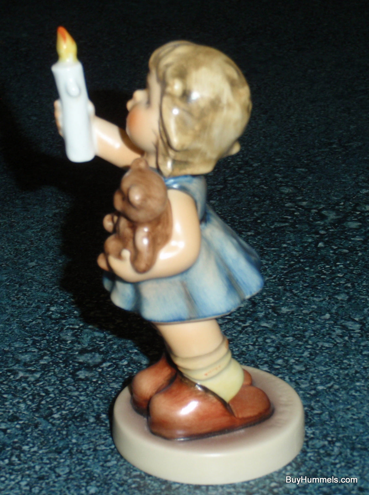Hummel Goebel "Christmas Wish" Holiday Figurine #2094 - Little Girl With Teddy Bear!