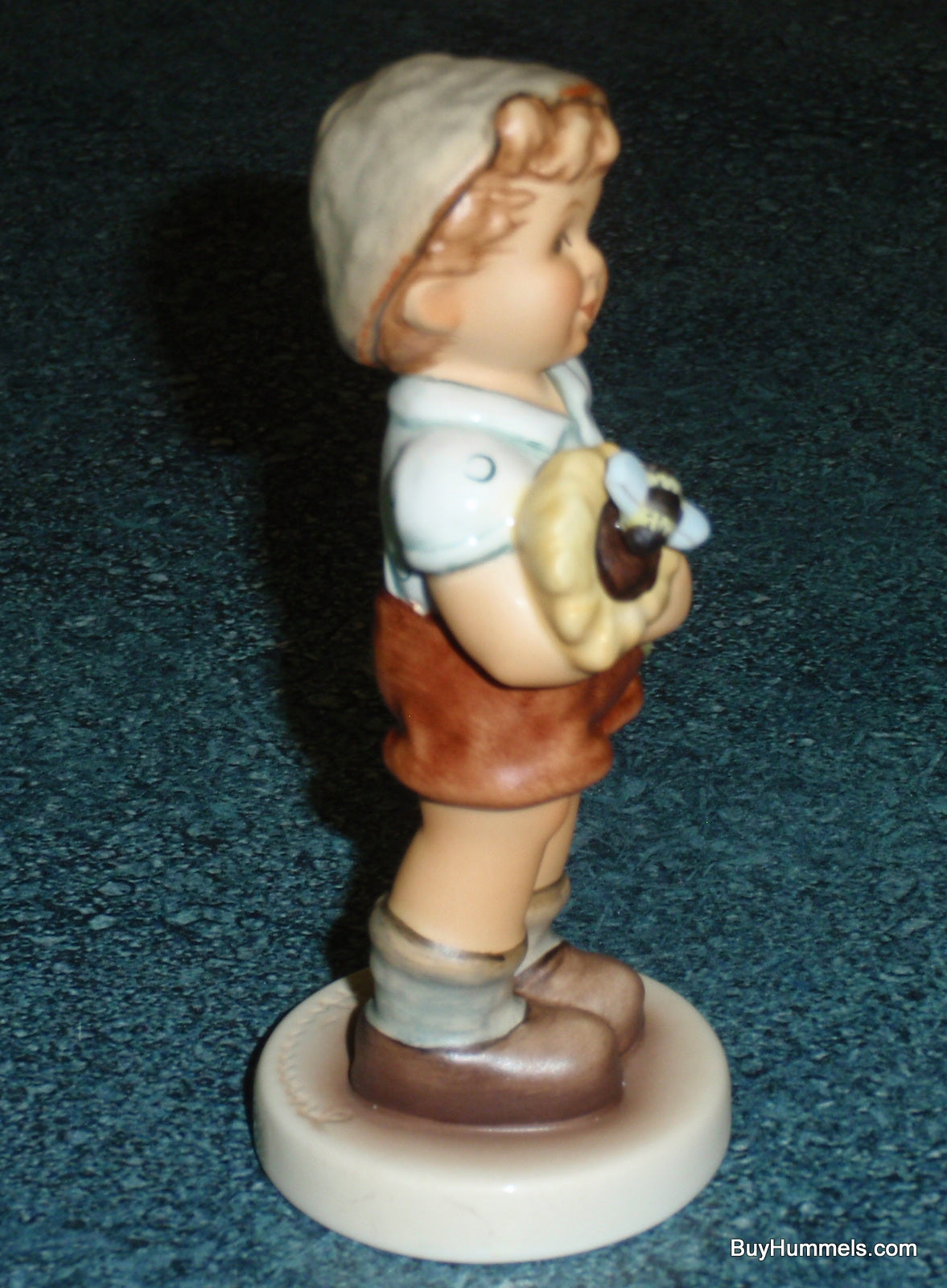 "Honey Bee" #2368 Goebel Hummel Figurine TMK10 - Little Boy With Sunflower And Bumble Bee!