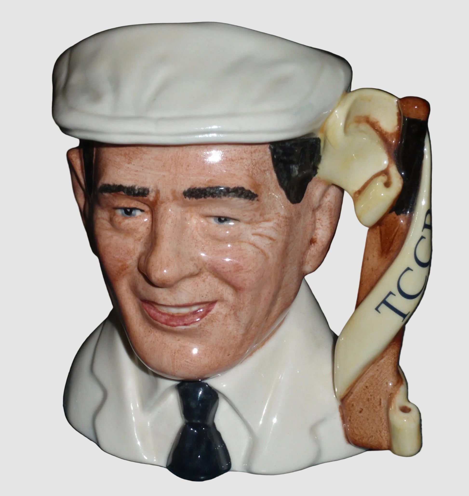 Royal Doulton Dickie Bird Character Jug D7068 Limited Edition Harold Denis Cricket Umpire William K Harper Vintage England