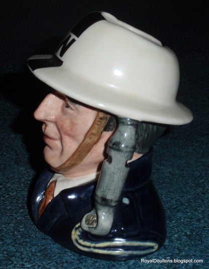 "A.R.P. Warden" Royal Doulton Character Toby Jug D6872
