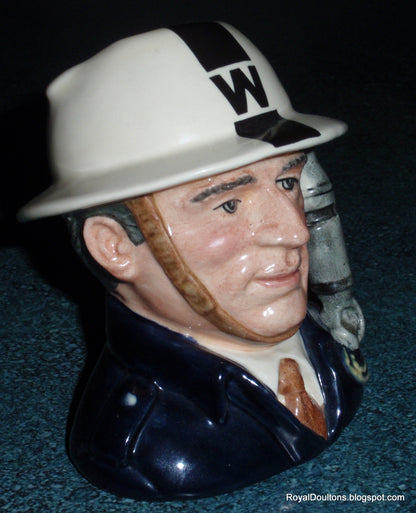 "A.R.P. Warden" Royal Doulton Character Toby Jug D6872