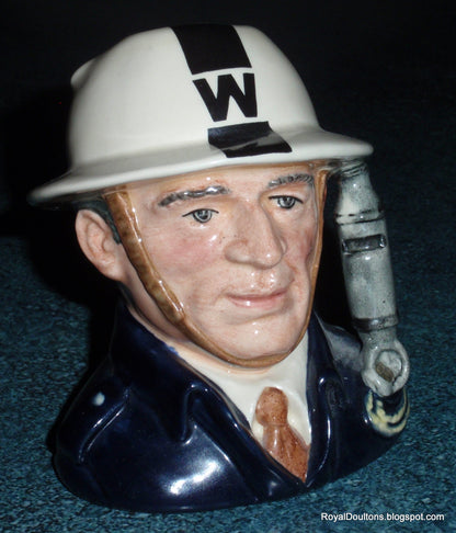 "A.R.P. Warden" Royal Doulton Character Toby Jug D6872