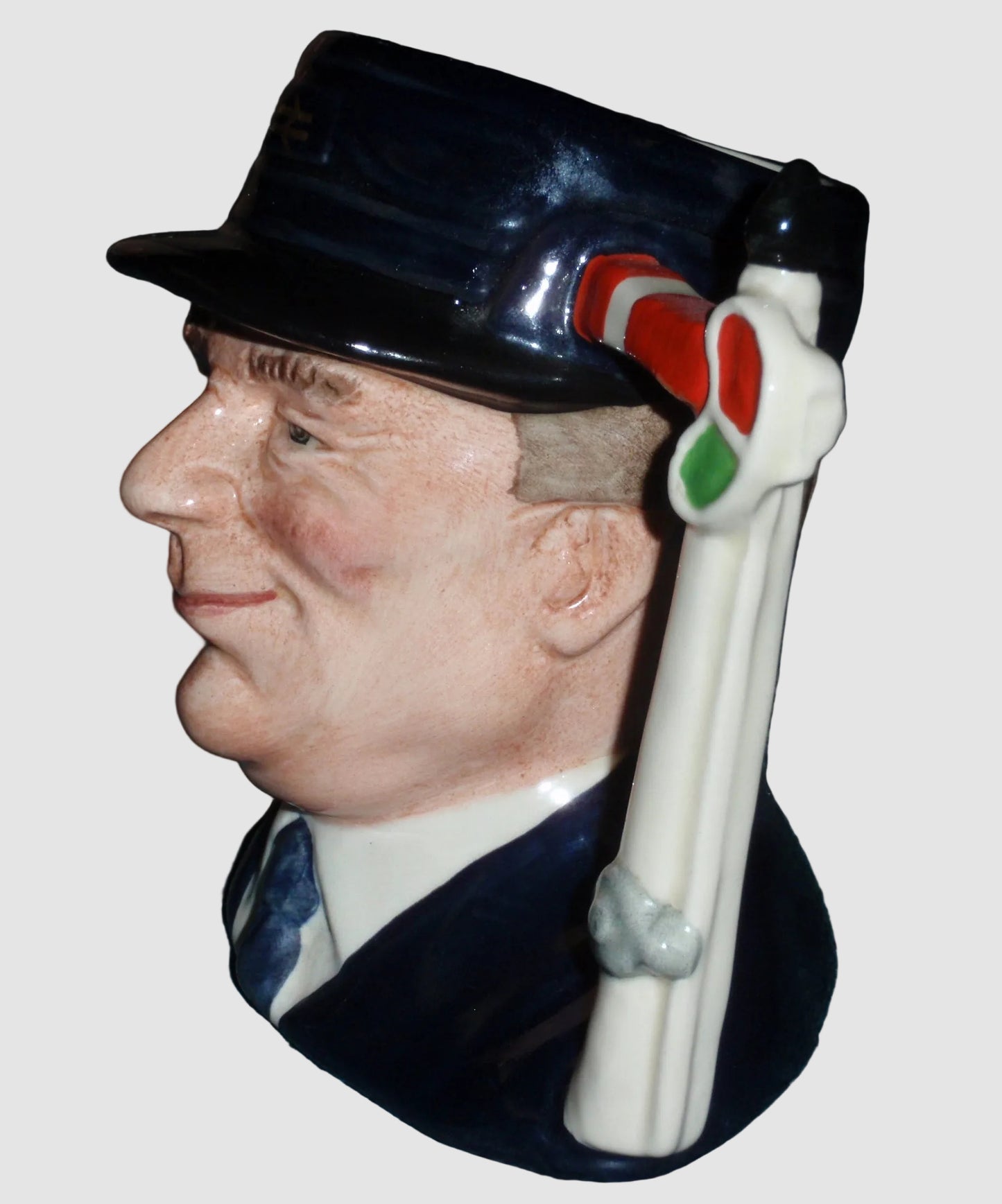 "The Engine Driver" Royal Doulton Character Toby Jug D6823 - Limited Edition (4")