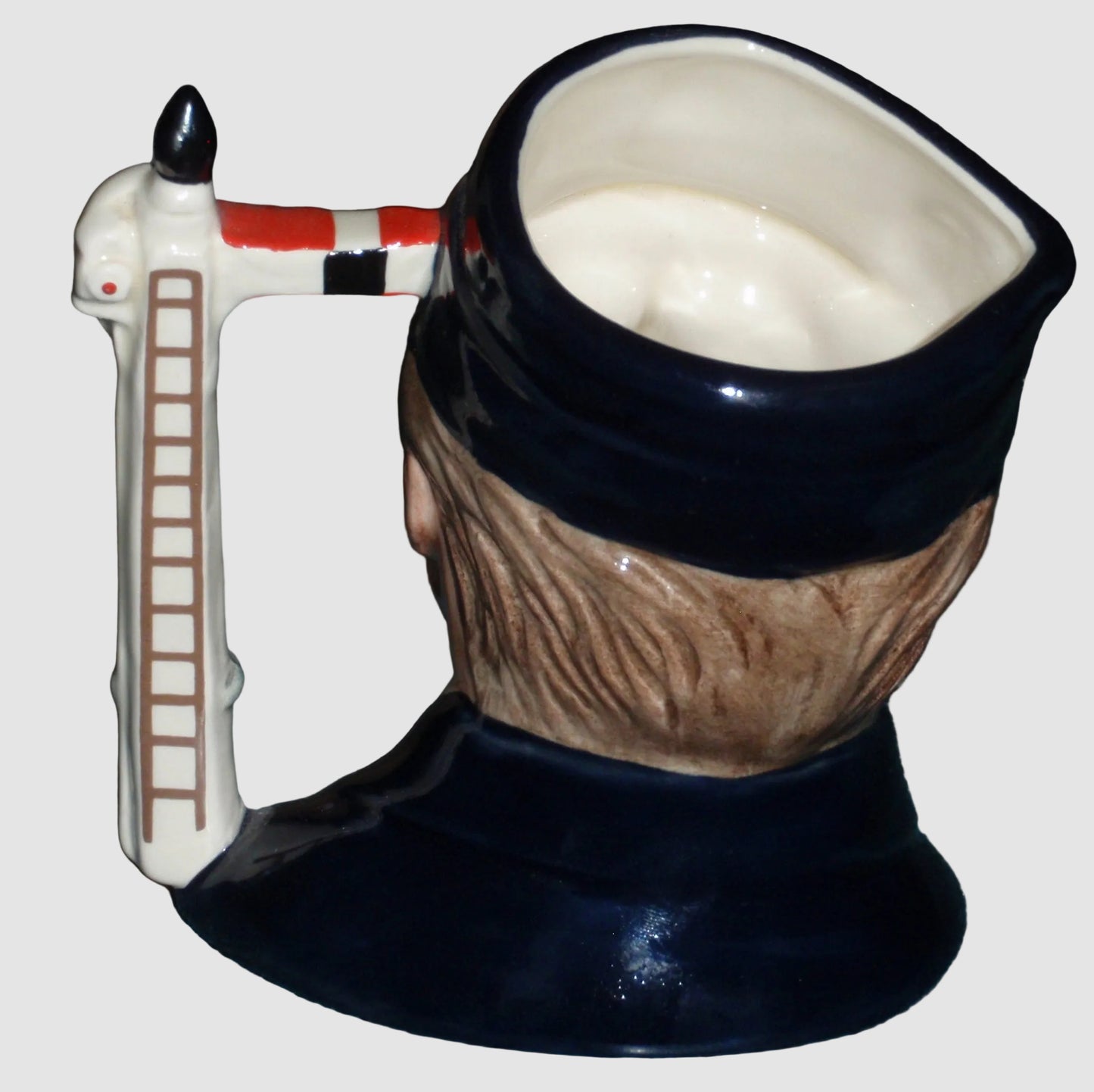 "The Engine Driver" Royal Doulton Character Toby Jug D6823 - Limited Edition (4")