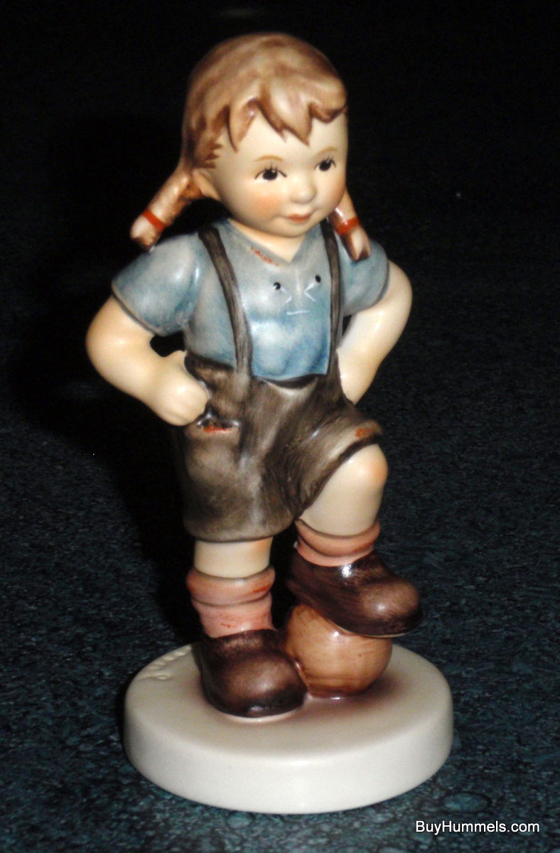 "Ready To Play" Goebel Hummel Figurine #2274 - Girl With Soccer Ball!