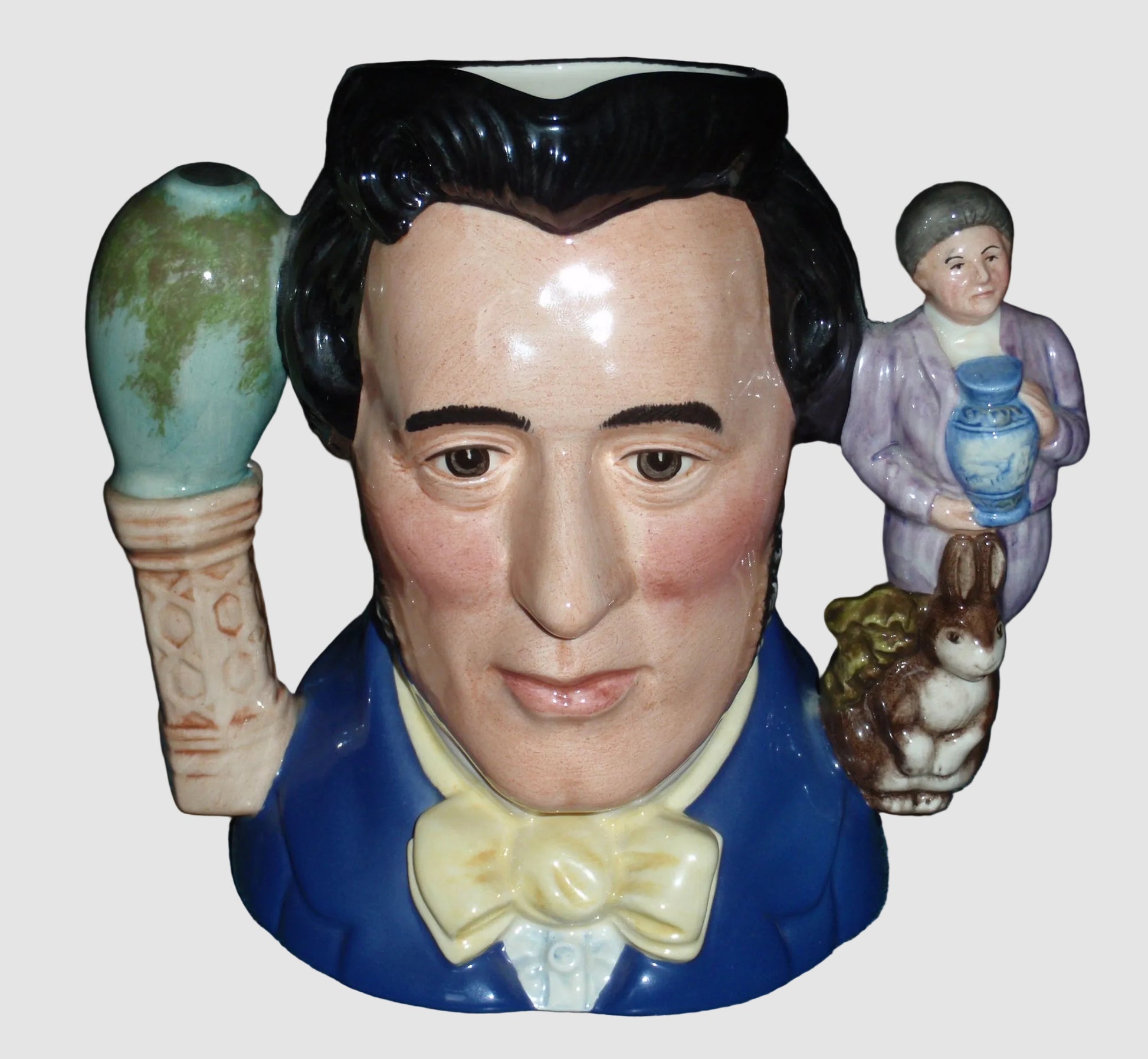 Royal Doulton Sir Henry Doulton Character Toby Jug D7054 Limited Edition Two Handled Commemorative Vintage England Bone China