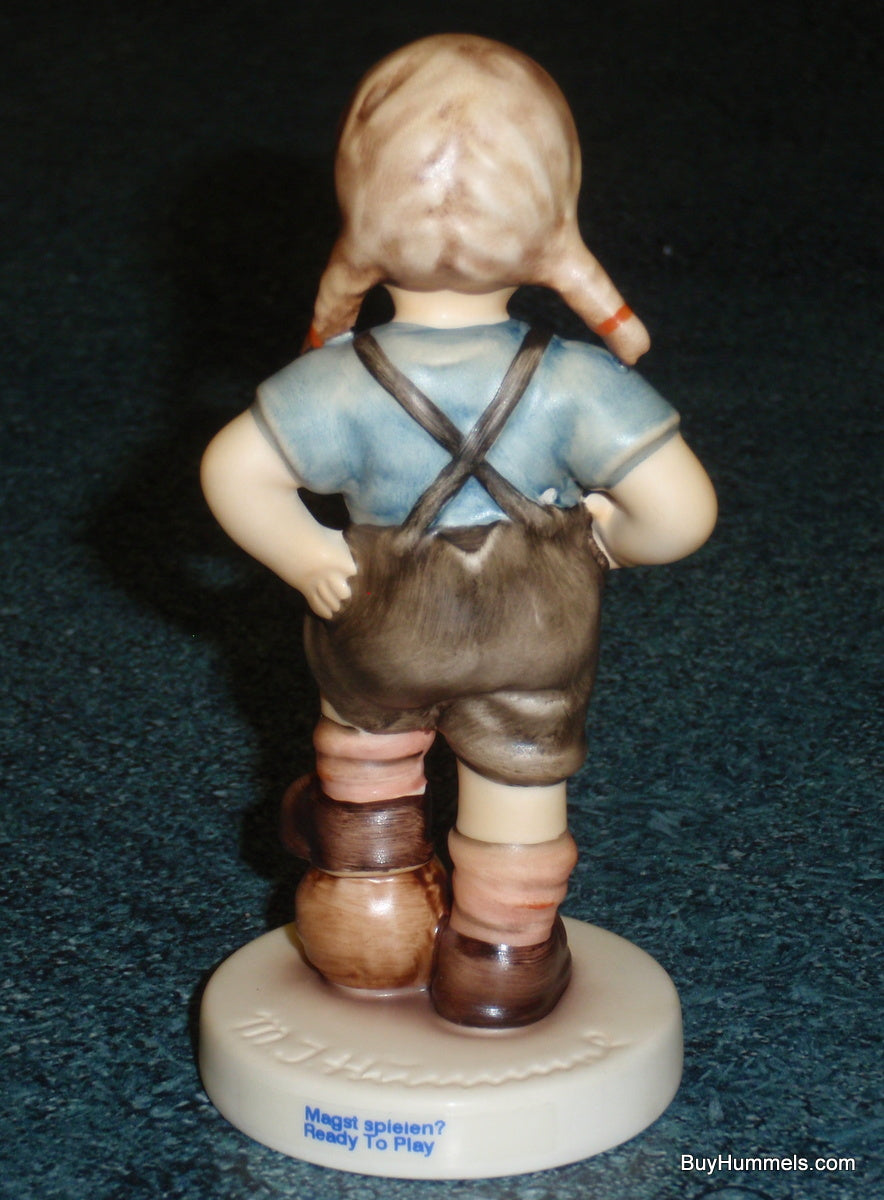 "Ready To Play" Goebel Hummel Figurine #2274 - Girl With Soccer Ball!