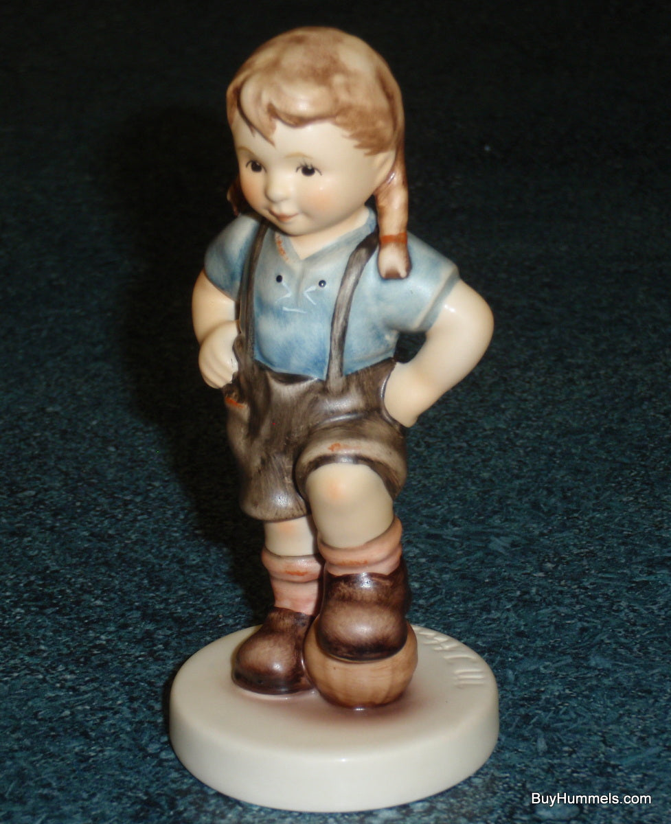 "Ready To Play" Goebel Hummel Figurine #2274 - Girl With Soccer Ball!