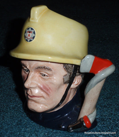 "The Fireman" Royal Doulton Character Jug D6839 - Journey Through Britain