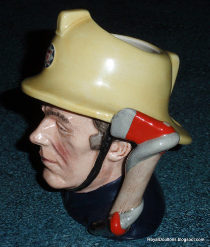 "The Fireman" Royal Doulton Character Jug D6839 - Journey Through Britain