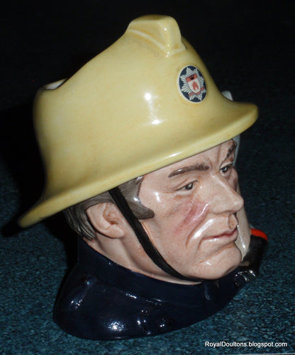 "The Fireman" Royal Doulton Character Jug D6839 - Journey Through Britain